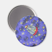 verloren in de ruimte magneet (Voorkant / Achterkant)