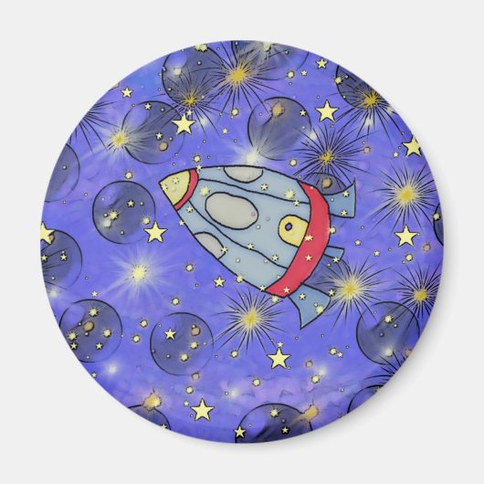 verloren in de ruimte magneet (Voorkant)