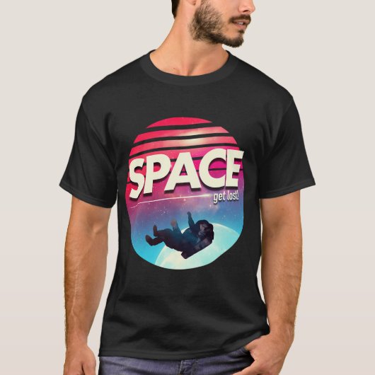 Verloren in de ruimte t-shirt (Voorkant)