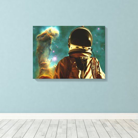 Verloren in de Star Maker Canvas Afdruk (Insitu (Houten vloer))