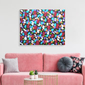 Verloren in de Sterren Abstracte Kunstdruk Canvas Afdruk (Insitu (Woonkamer))
