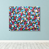 Verloren in de Sterren Abstracte Kunstdruk Canvas Afdruk (Insitu (Houten vloer))