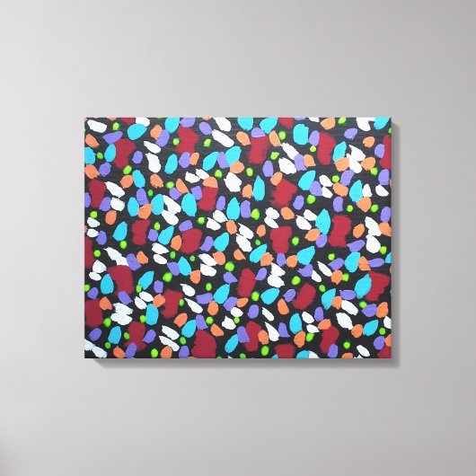 Verloren in de Sterren Abstracte Kunstdruk Canvas Afdruk (Voorkant)