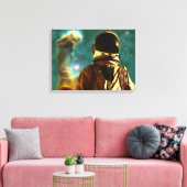 Verloren in de Sterrenmaker Canvas Afdruk (Insitu (Woonkamer))
