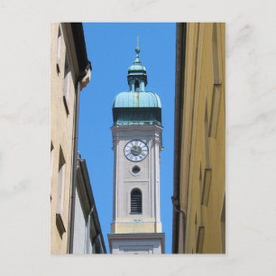 Verloren in de tijd in München, Duitsland Briefkaart