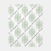 Verloren in de vijfde dimensie? Geometriescube Hum Fleece Deken (Voorkant)