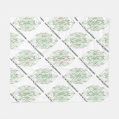 Verloren in de vijfde dimensie? Geometriescube Hum Fleece Deken (Voorkant (Horizontaal))