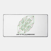 Verloren in de Vijfde Dimensie? (Geometry Cube Hum Bureaumat (Voorkant)