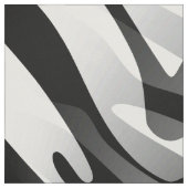 Verloren in de Wilds, Abstract zwart-wit Zebra Stof (Swatch)