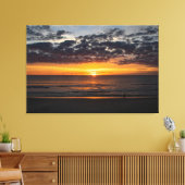 Verloren in de zonsopgang canvas afdruk (Insitu (Woonkamer))