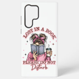 Verloren in een boek.... samsung galaxy hoesje