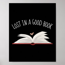 Verloren in een goed boek poster