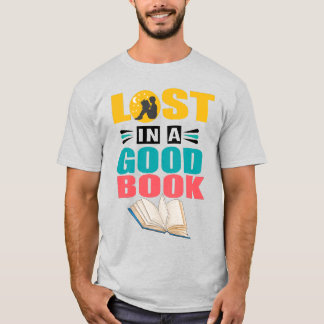 Verloren In Een Goed Boek Schattig Lezer Liefhebbe T-shirt