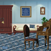 Verloren in een kwatrijn - Aloof - Poster door Adi