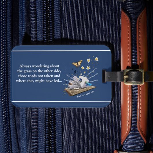 Verloren in een kwatrijn door Adiela Akoo Bagagela Bagagelabel (Voorkant Insitu 4)