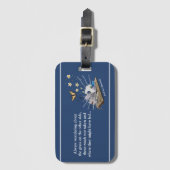 Verloren in een kwatrijn door Adiela Akoo Bagagela Bagagelabel (Voorkant (verticaal))