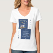 Verloren in een kwatrijn van Adiela Akoo 'Aloof' T T-shirt (Voorkant)