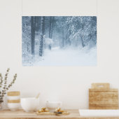Verloren in een magisch bos poster (Keuken)