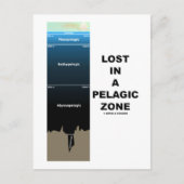 Verloren in een pelagische zone (Oceanografie-Humo Briefkaart (Voorkant)