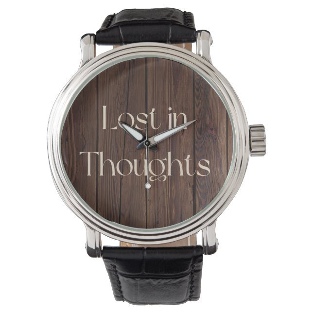 Verloren in gedachten horloge (Voorkant)