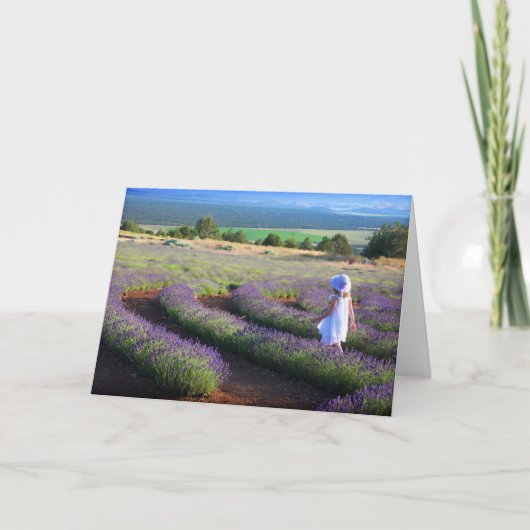 ~ Verloren in Gedachten… ~ Kaart (Voorkant)