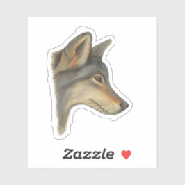 Verloren in gedachten sticker