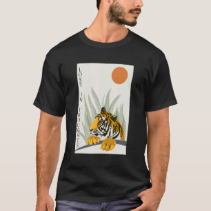 Verloren In Gedachten Wilde Kat Siberische Tijger T-shirt
