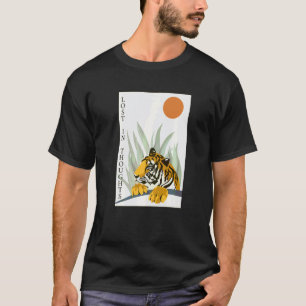 Verloren In Gedachten Wilde Kat Siberische Tijger T-shirt