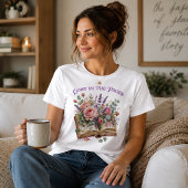 Verloren in het Boek met Rozen Tri-Blend Shirt