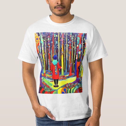 Verloren in het bos t-shirt (Voorkant)