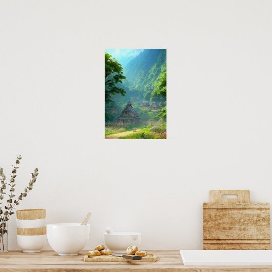 Verloren in het Oerwoud Poster (Keuken)