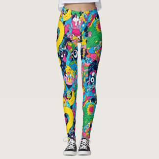 Verloren in het patroon leggings