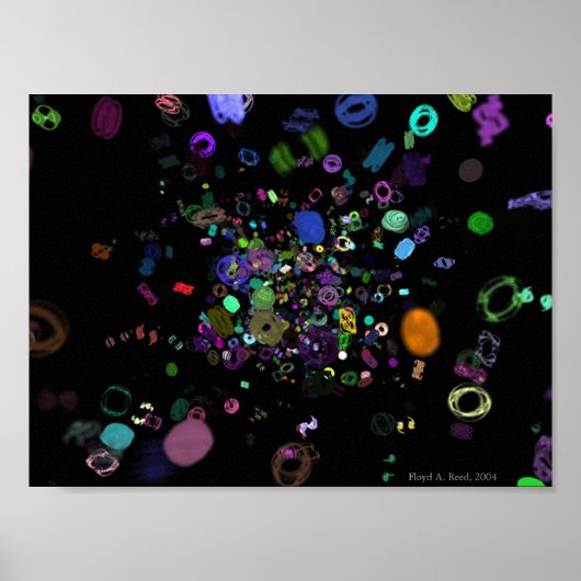 Verloren in Julia Space Poster (Voorkant)