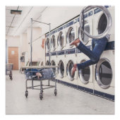 verloren in Laundromat Poster (Voorkant)