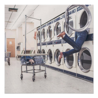 verloren in Laundromat Poster