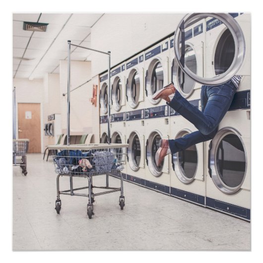 verloren in Laundromat Poster (Voorkant)