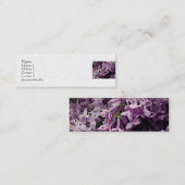 Verloren in Lila Mini Visitekaartje (Voorkant / Achterkant)