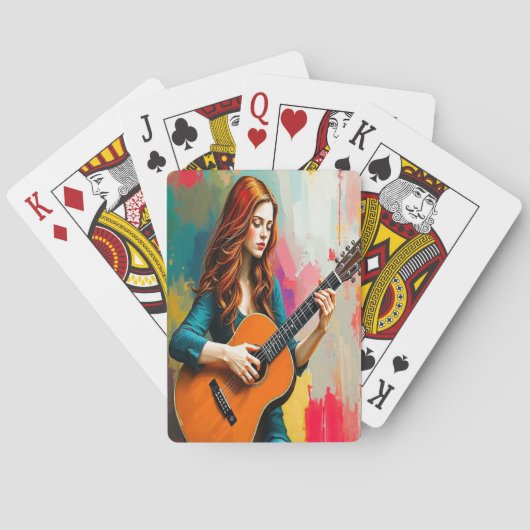 Verloren in Melodie Pokerkaarten (Achterkant)