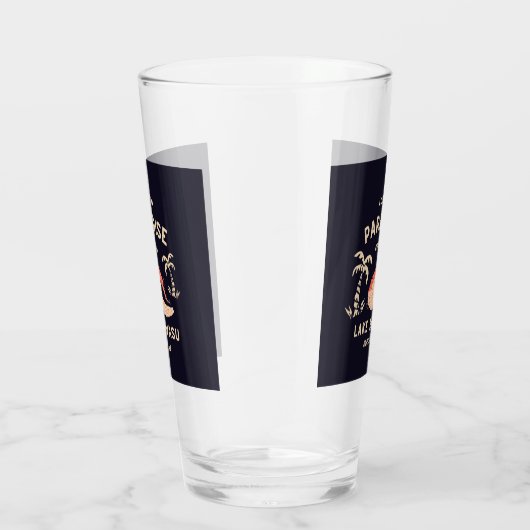 Verloren in Paradise koeler Glas (Rechts)