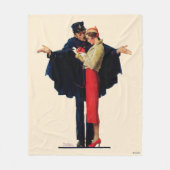 Verloren in Parijs Fleece Deken (Voorkant)