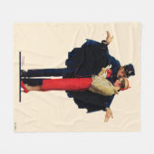 Verloren in Parijs Fleece Deken (Voorkant (Horizontaal))