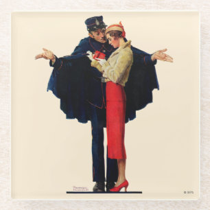 Verloren in Parijs Glazen Onderzetter