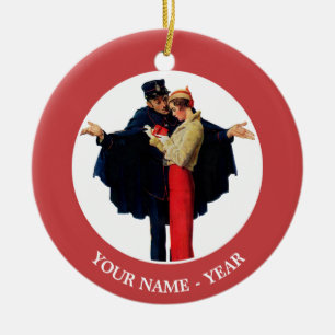 Verloren in Parijs Keramisch Ornament