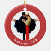 Verloren in Parijs Keramisch Ornament (Achterkant)