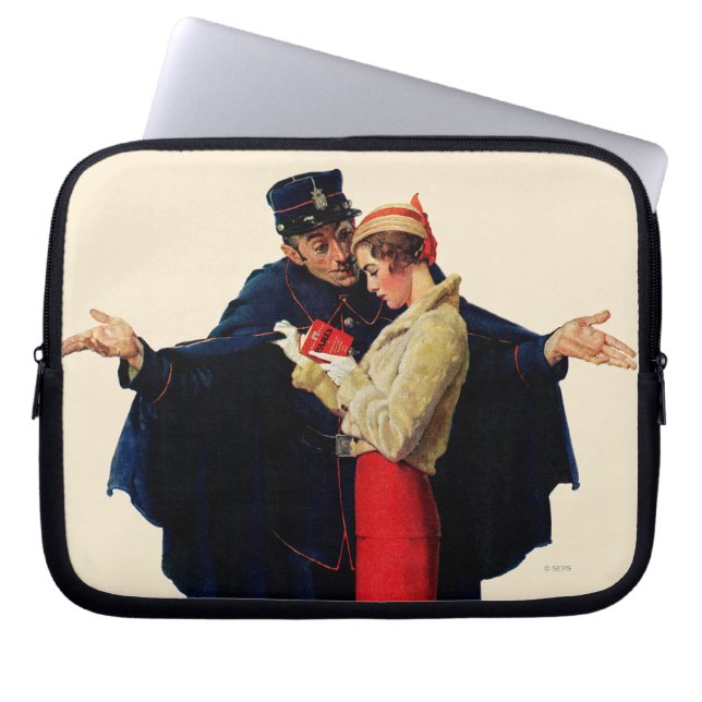 Verloren in Parijs Laptop Sleeve (Voorkant)