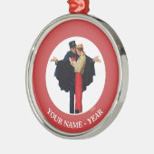 Verloren in Parijs Metalen Ornament (Links)