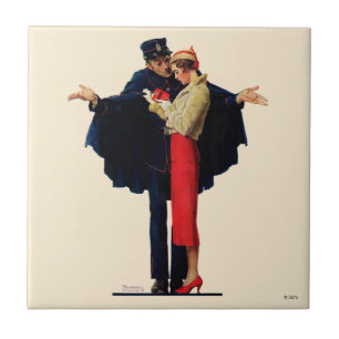 Verloren in Parijs Tegeltje