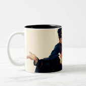 Verloren in Parijs Tweekleurige Koffiemok (Links)