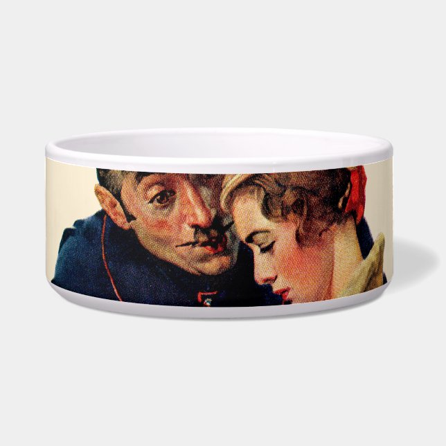 Verloren in Parijs Voerbakje (Voorkant)