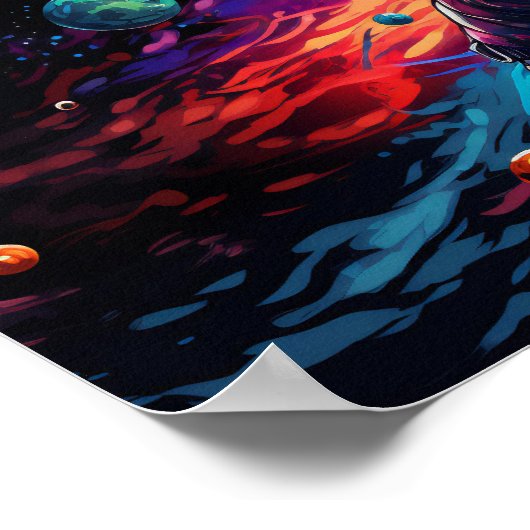 Verloren in ruimte poster (Hoek)